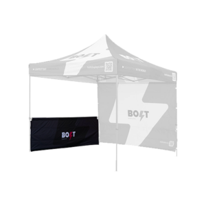 10x3 custom half wall kit double sided print